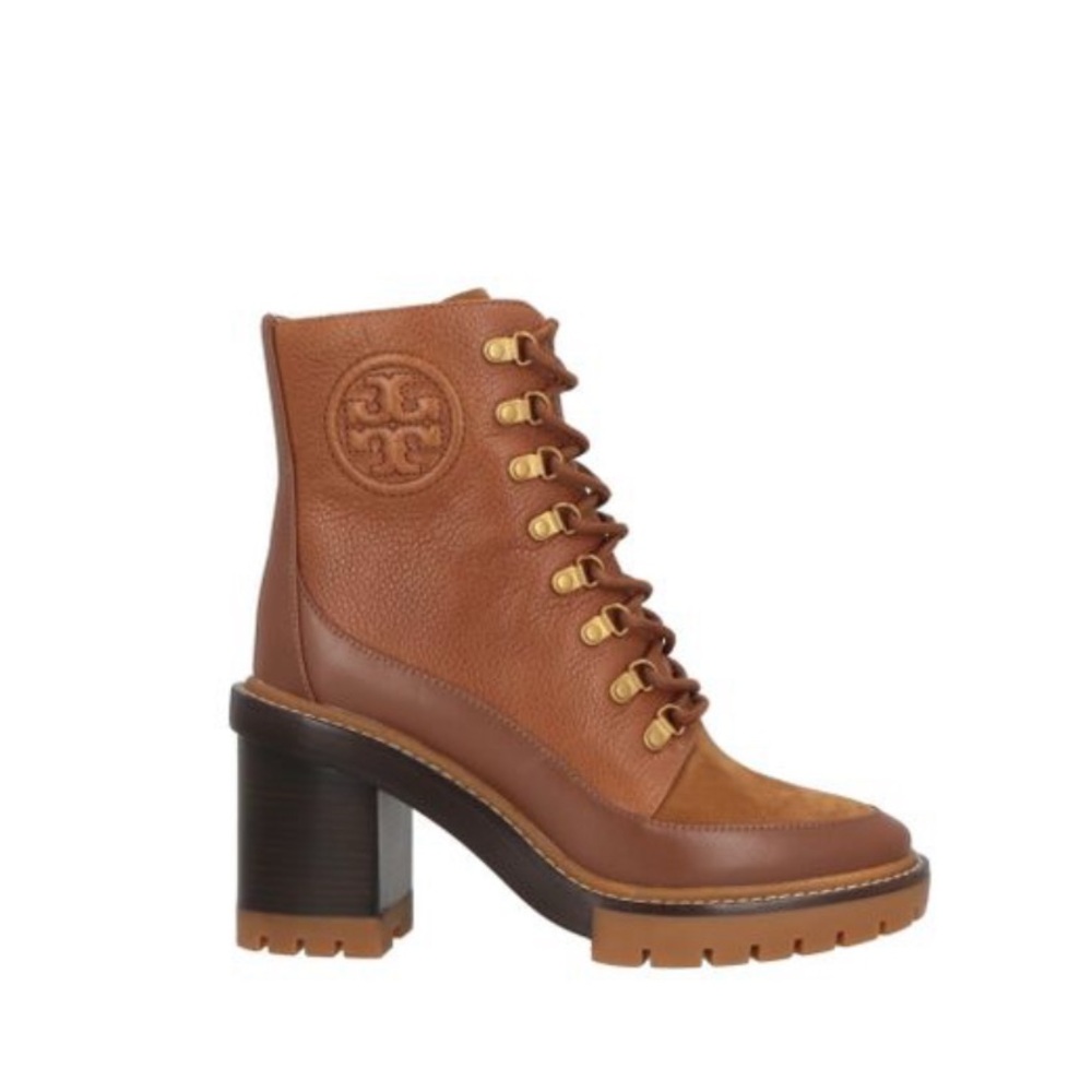 Brand New! Tory Burch Tan Lace Up Boots